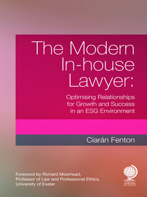 cover image of The Modern In-house Lawyer